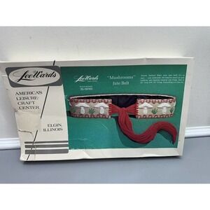 Leewards‎ Mushroom Jute Belt Kit 35-09163 Americana Craft New Vtg 1972?